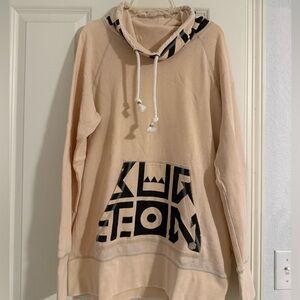 Burton Cream Sweater with Black Pattern